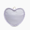 Heart Shaped Plaid Backpack MediumPurple