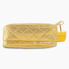 Sewing Leather lattice Chest Bag Yellow