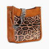 Leather Vintage Leopard Sling Bag YellowLeopard