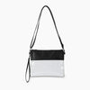 Transparent Handbag PVC Sling Bag Black