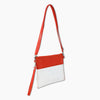 Transparent Handbag PVC Sling Bag DarkOrange