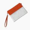 Transparent Handbag PVC Sling Bag Orange