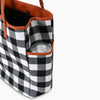 Buffalo Plaid Tote Bag 2 Pieces Set BlackWhitePlaid