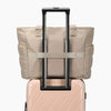 Bubble Laptop Work Tote Bag Beige