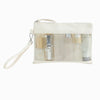 Monoblanks Clear Pouch 4 Pieces Purse Set Beige