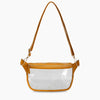 Monoblanks Design Patchs Customizable Clear PVC Sling Bag Goldenrod