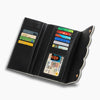 Monoblanks Foldable PU Leather Pouch Card Holder Black