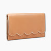 Monoblanks Foldable PU Leather Pouch Card Holder SandyBrown