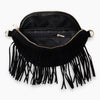 Monoblanks Fringe Sling Bag Black