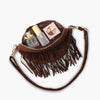 Monoblanks Fringe Sling Bag Brown