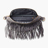 Monoblanks Fringe Sling Bag Gray