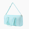 Monoblanks Gingham Lace Duffel Bag Cyan