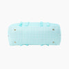 Monoblanks Gingham Lace Duffel Bag Cyan