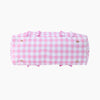 Monoblanks Gingham Lace Duffel Bag Pink