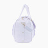 Monoblanks Gingham Lace Duffel Bag Lavender