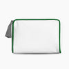 Monoblanks Design Your Own Customizable Hard Edge Fringe Makeup Bag Green