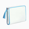 Monoblanks Hard Edge Fringe Makeup Bag SkyBlue