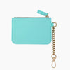 Monoblanks Key Hanging Pouch Wallet Card Holder Cyan