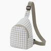 Monoblanks Kids Gingham Chest Bag Khaki