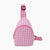 Monoblanks Kids Gingham Chest Bag Pink