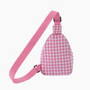 Monoblanks Kids Gingham Chest Bag Pink