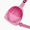 Monoblanks Kids Gingham Chest Bag Pink