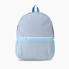 Monoblanks Design Your Own Customizable Kids Stripes Seersucker Backpack SkyBlue