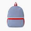 Monoblanks Design Your Own Customizable Kids Stripes Seersucker Backpack SteelBlue