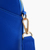 Monoblanks Leather Pouch MINI Crossbody Bag Blue