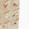 Monoblanks Customizable Pattern Christmas Advent Calendar With Pockets Khaki