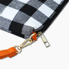 Plaid Multifunctional Wristlet Sling Bag Black Monoblanks