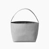 Monoblanks Seersucker Stripes Bucket Bag Gray