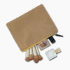 Monoblanks Velvet Makeup Bag Pouch Khaki