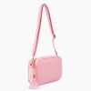 Monoblanks Women Leather Crossbody Sling Bag Pink