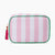 Monoblanks Design Your Own Customizable Striped Canvas Makeup Bag Pink