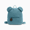 Cute Cartoon Plush Bear Mini Backpack DeepSkyBlue