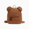 Cute Cartoon Plush Bear Mini Backpack Brown