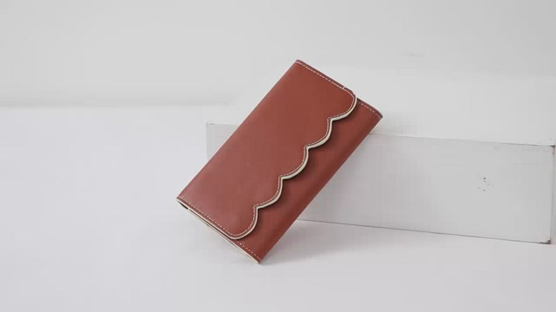 Foldable PU Leather Pouch Card Holder